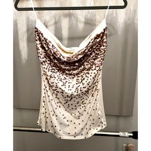 Express Sleeveless Top w/ Sequins